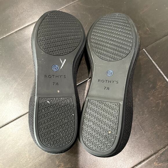 Rothys The Point Black Ballet Flat Women's Size 7.5 - Picture 4 of 5